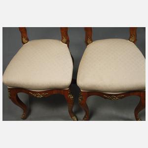 Paar Stühle Neorokoko