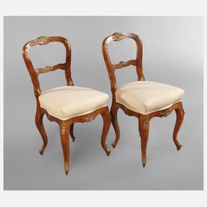 Paar Stühle Neorokoko
