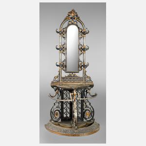 Wandgarderobe Gusseisen