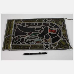 Paar Bleiglasfenster