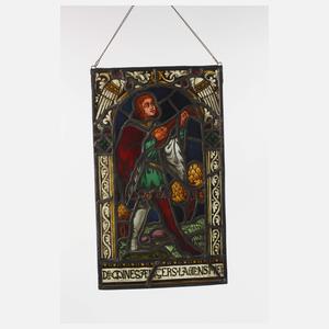 Paar Bleiglasfenster