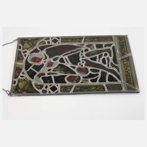 Paar Bleiglasfenster