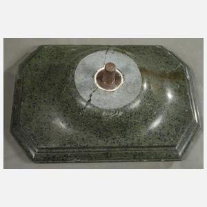 Prächtiges Postament Serpentinstein