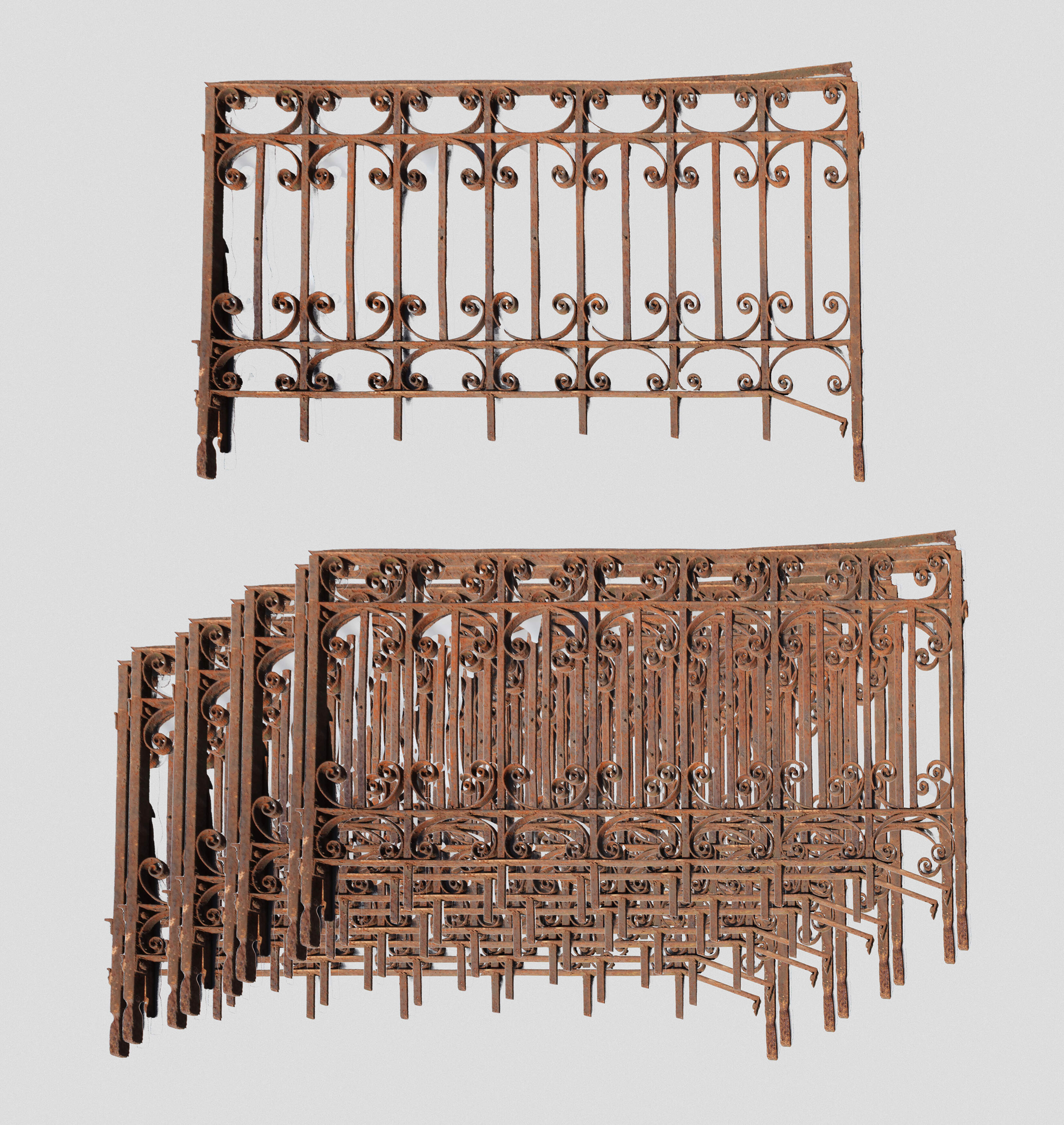 Terrassenbrüstung Schmiedeeisen