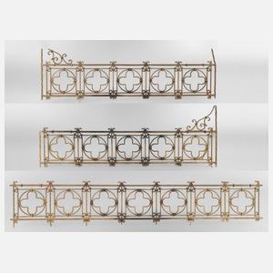 Schmiedeeiserne Grabeinfassung