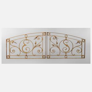 Paar Ziergitter Schmiedeeisen