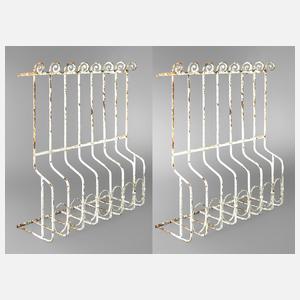 Paar Fenstergitter Schmiedeeisen