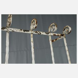 Vier Fenstergitter Schmiedeeisen