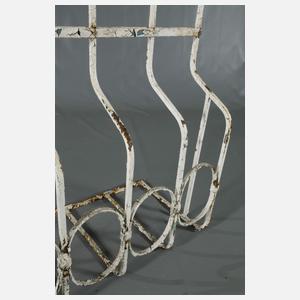 Vier Fenstergitter Schmiedeeisen