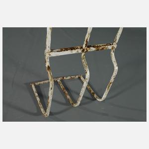 Vier Fenstergitter Schmiedeeisen