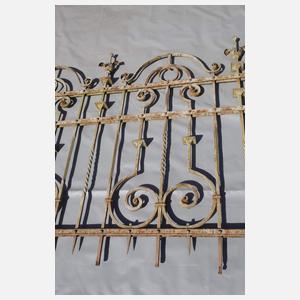 Prächtige Zaunanlage Schmiedeeisen