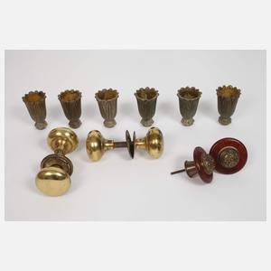 Konvolut Möbelbeschläge Art déco