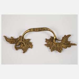 Sechs barocke Kommodenbeschläge