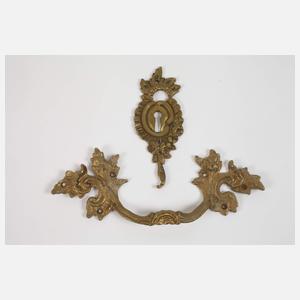 Satz barocke Kommodenbeschläge