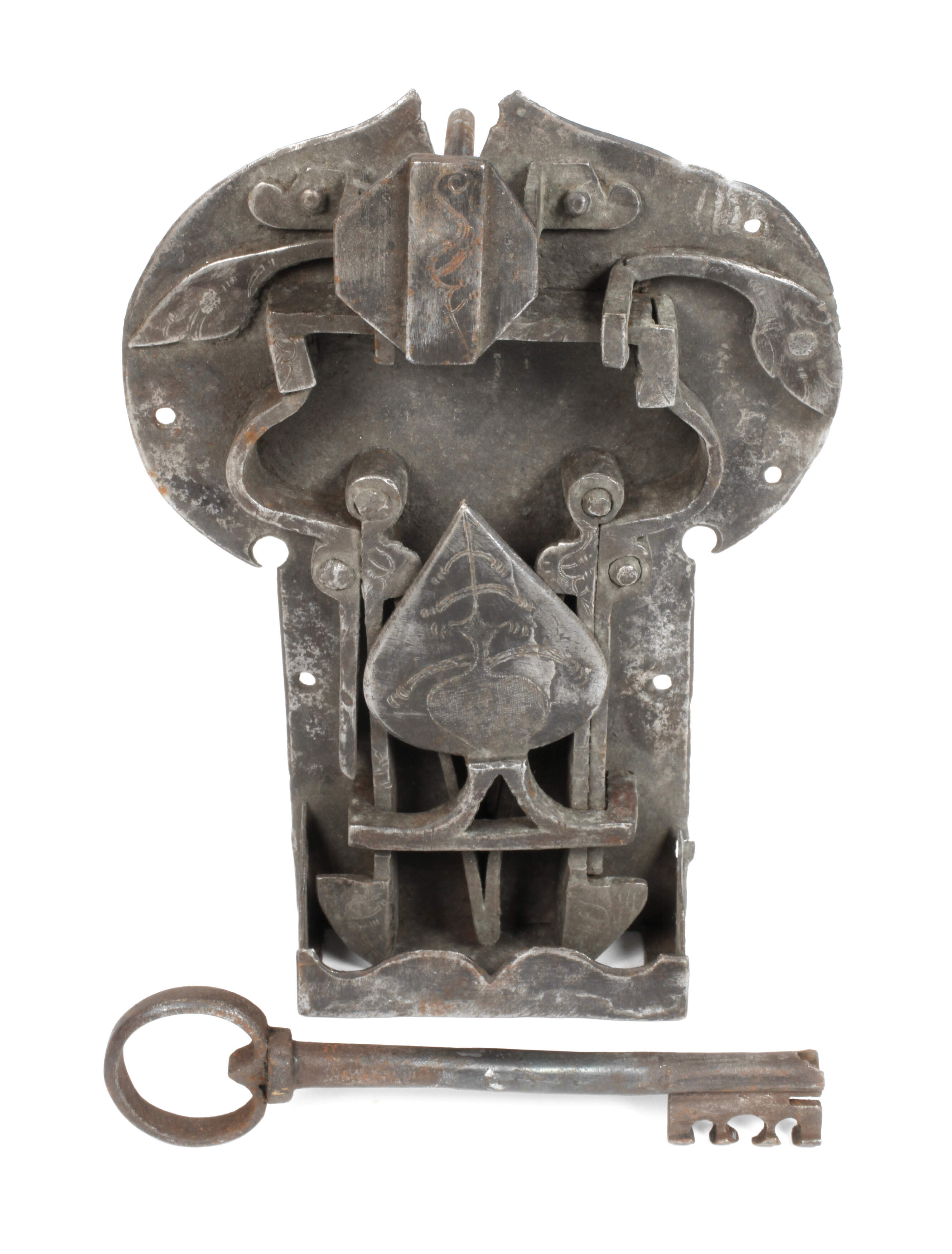 Gotisches Truhenschloss