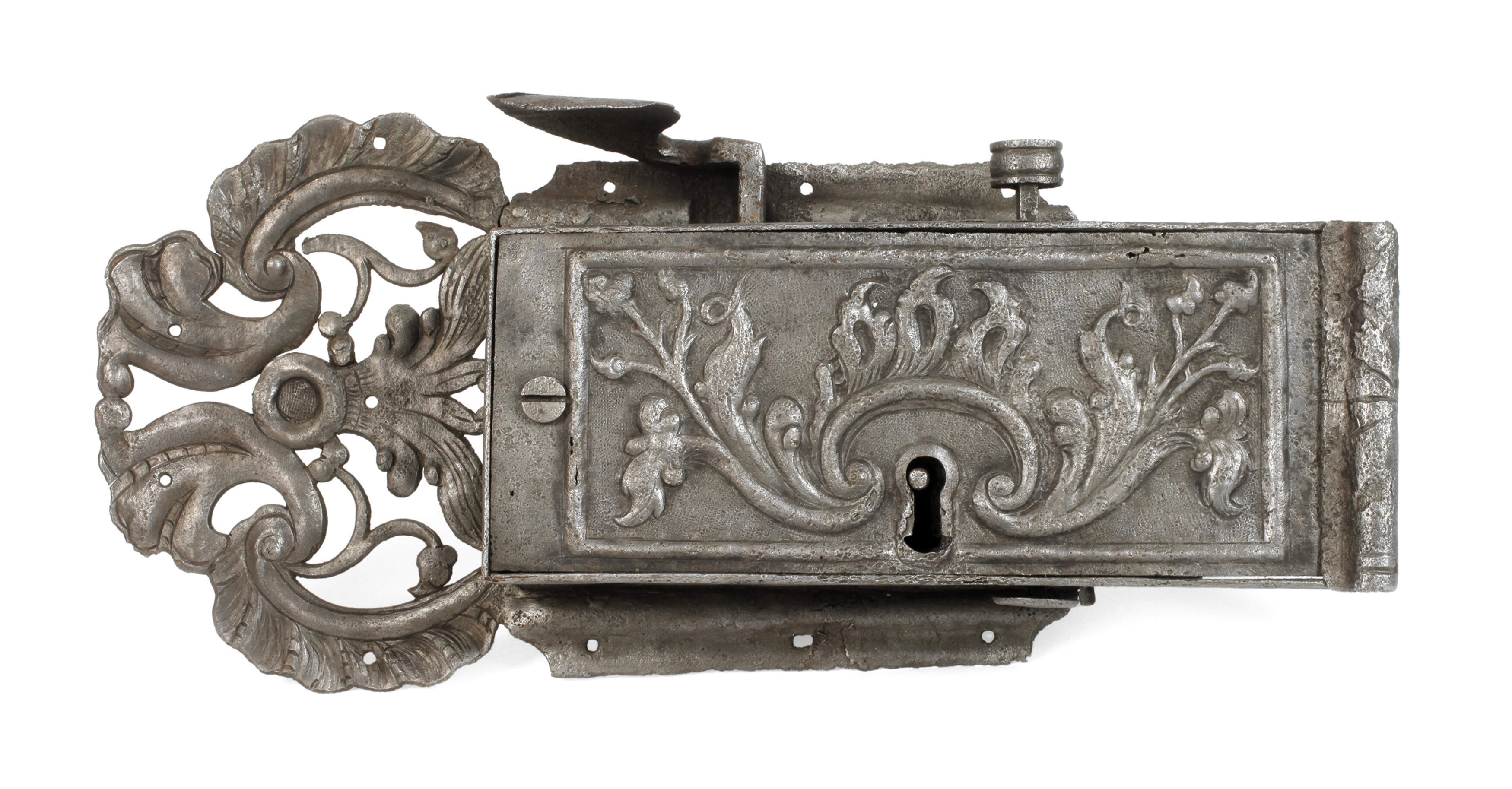 Großes barockes Türschloss