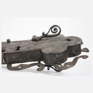 Prächtiges Türschloss Renaissance