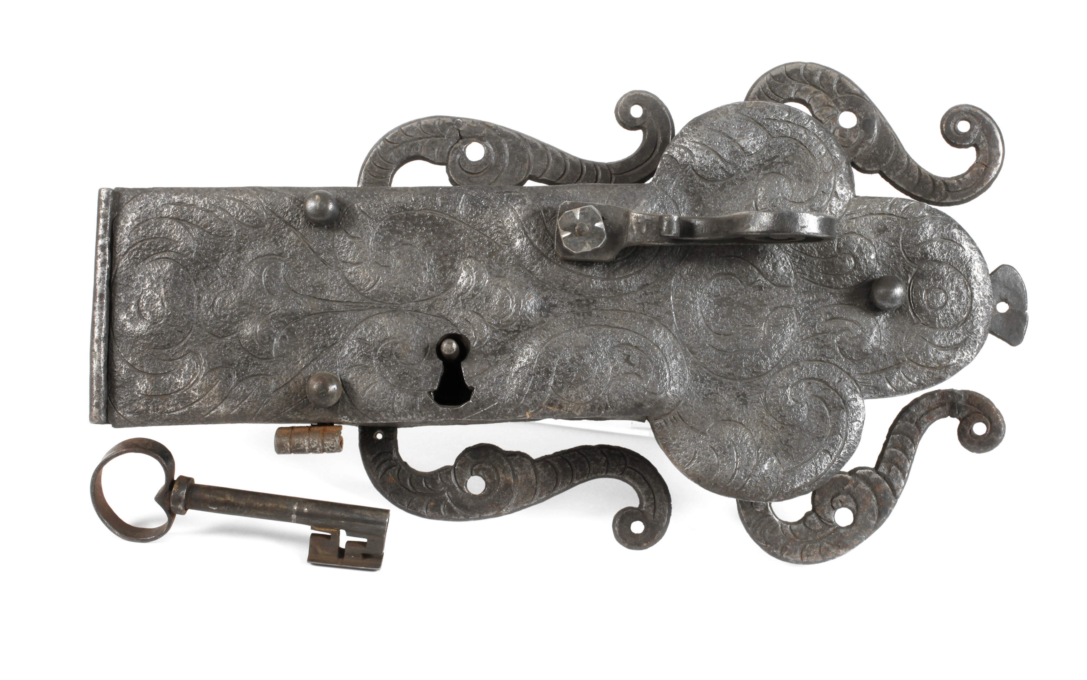 Prächtiges Türschloss Renaissance