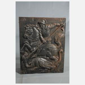 Klassizistische Kaminverkleidung und Kaminplatte