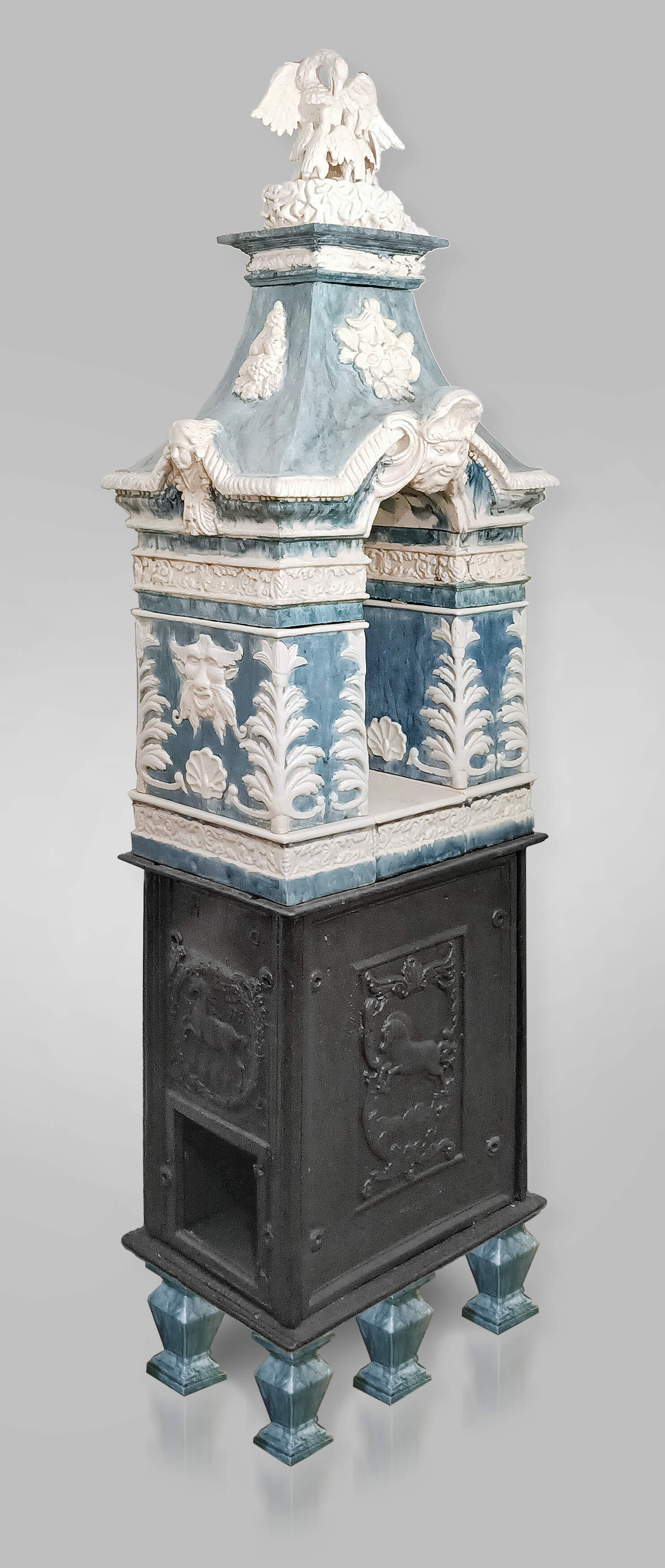 Prächtiger Fayenceofen Barock