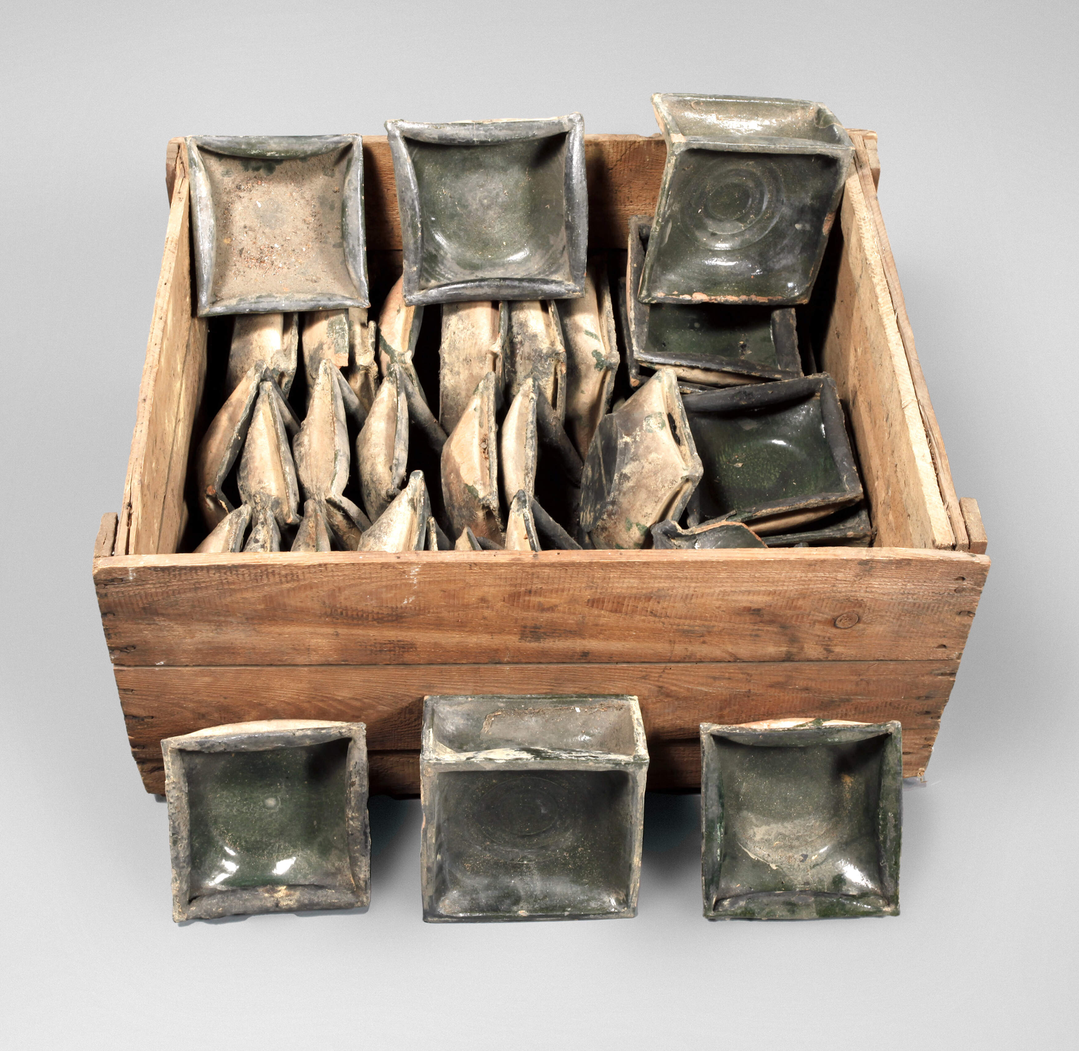 Satz barocke Napfkacheln