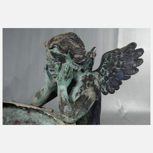 Große Gartenamphore Bronze