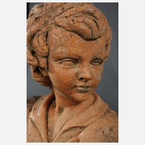 Gartenfigur Knabe