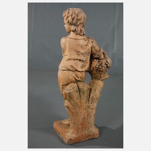 Gartenfigur Knabe