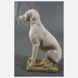 Gartenfigur Jagdhund