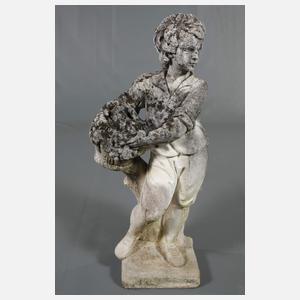 Gartenfigur Knabe