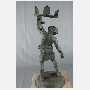 Antikisierende Bronzefigur nach Michele Amodio