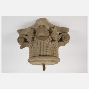 Klassizistisches Kapitell Sandstein