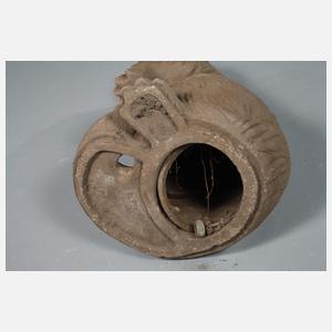 Brunnenfigur Karlsruher Majolika