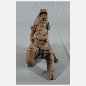 Gartenfigur Karlsruher Majolika