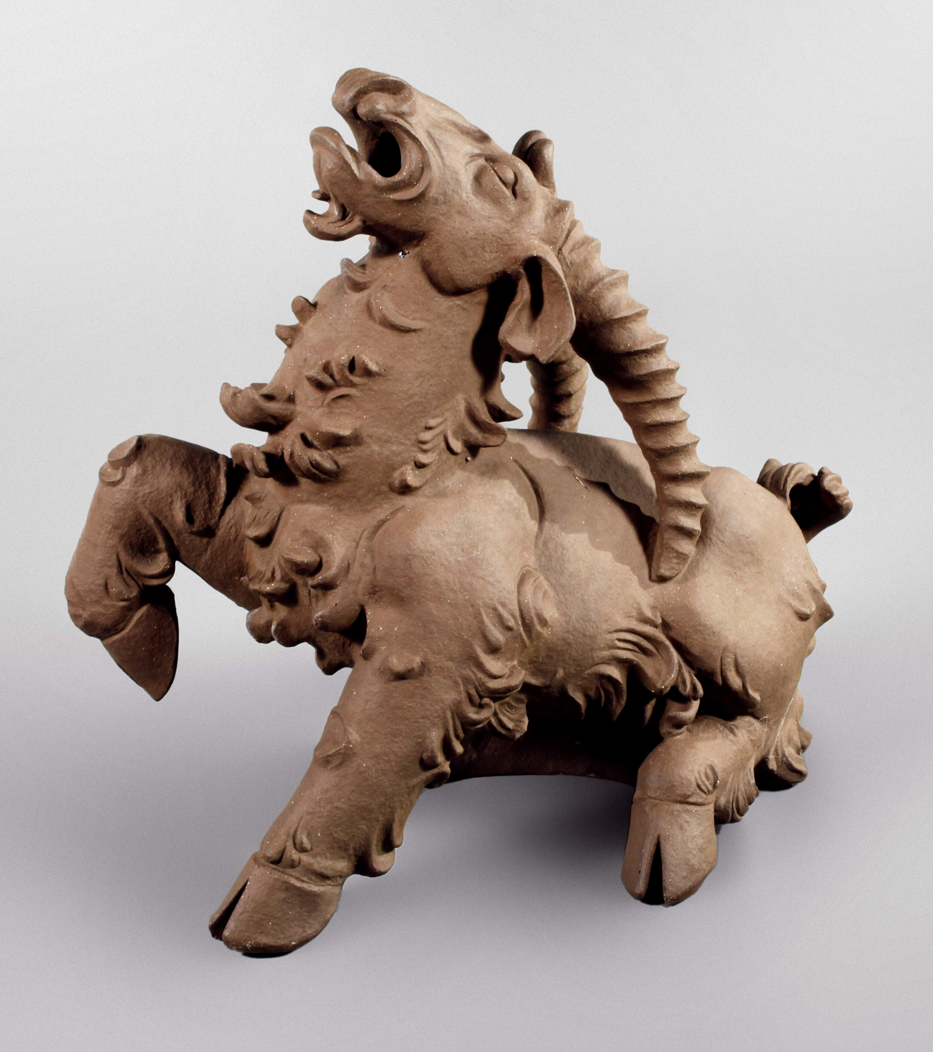 Gartenfigur Karlsruher Majolika