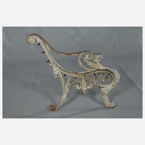 Paar prächtige Bankwangen Historismus