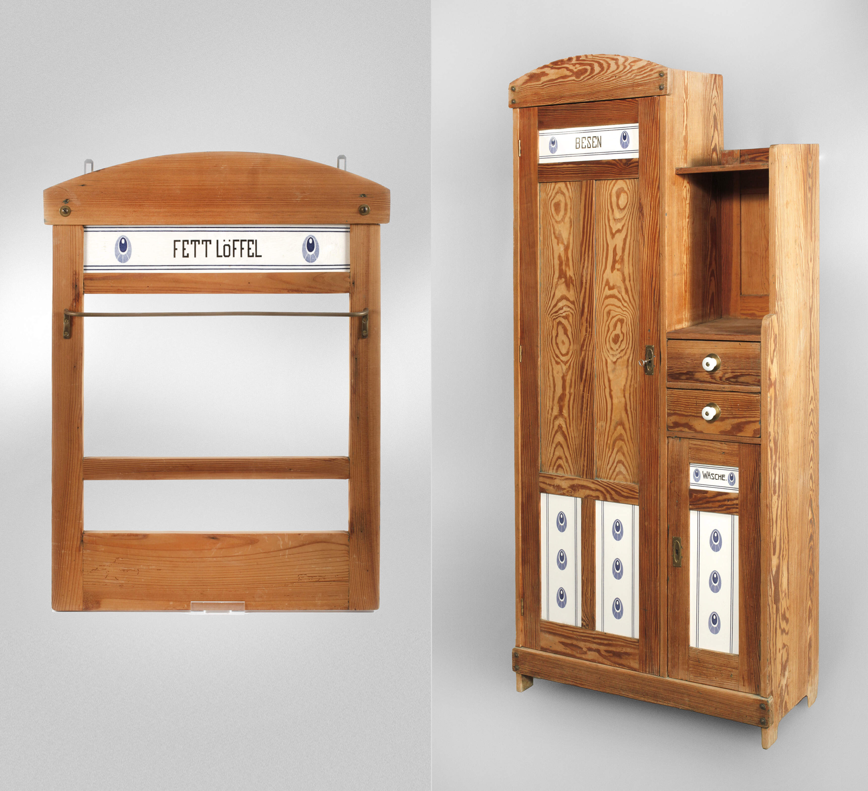 Küchenschrank mit Wächtersbach Keramik