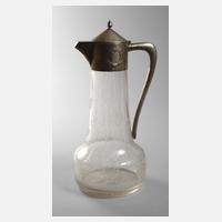 Große Jugendstilkaraffe mit Silbermontierung111