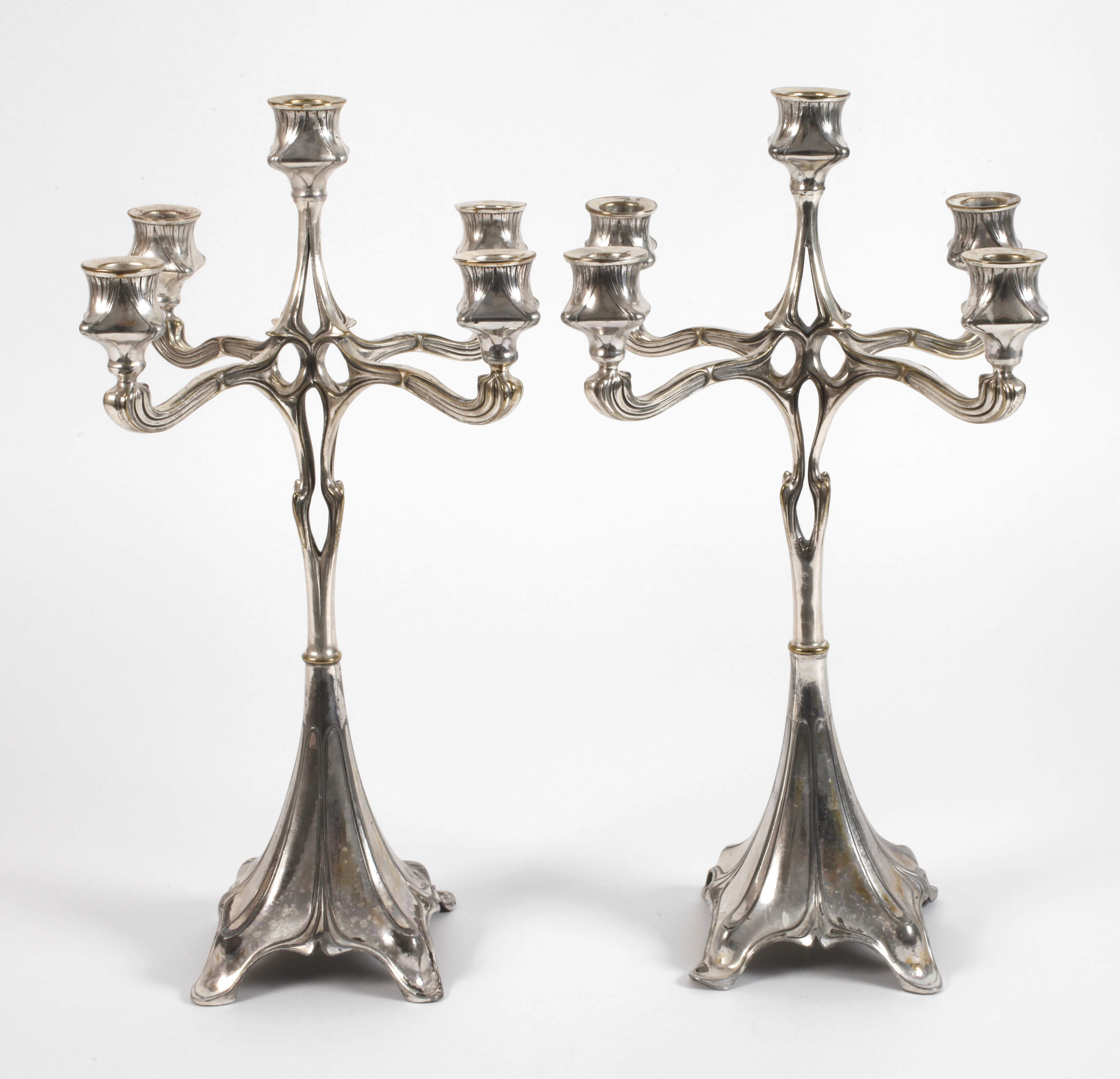 Zwei Kandelaber Jugendstil