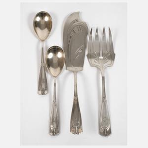 Silber vier Vorlegeteile