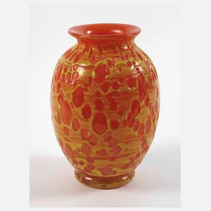 Loetz Witwe Vase Orange Orbulin Neu