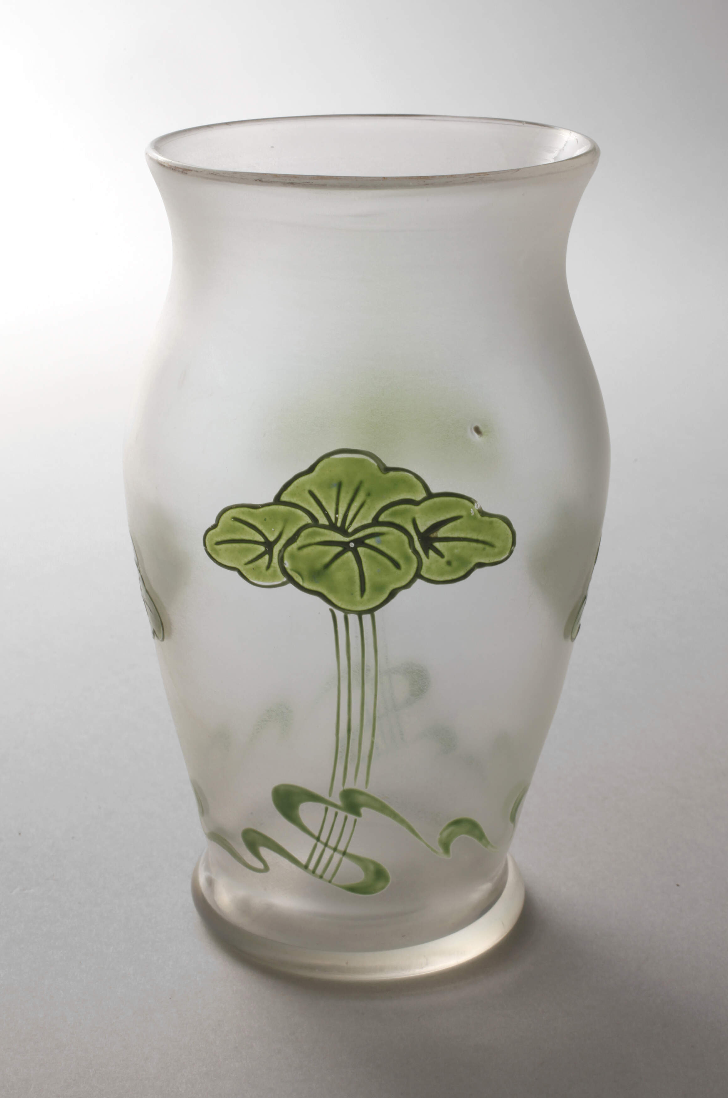 Fritz Heckert Petersdorf Vase "Kristall-Cypern"