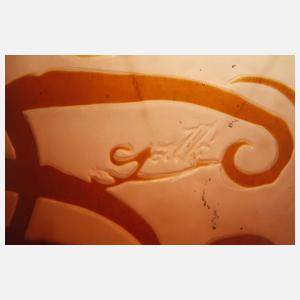 Émile Gallé Ätzglasvase