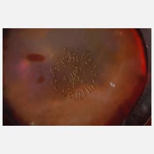 Cristallerie de Pantin Doppelkürbisvase