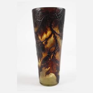 Emile Gallé Vase Hirschhornkäfer