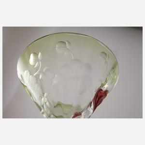 Moser Karlsbad seltenes Pokalglas