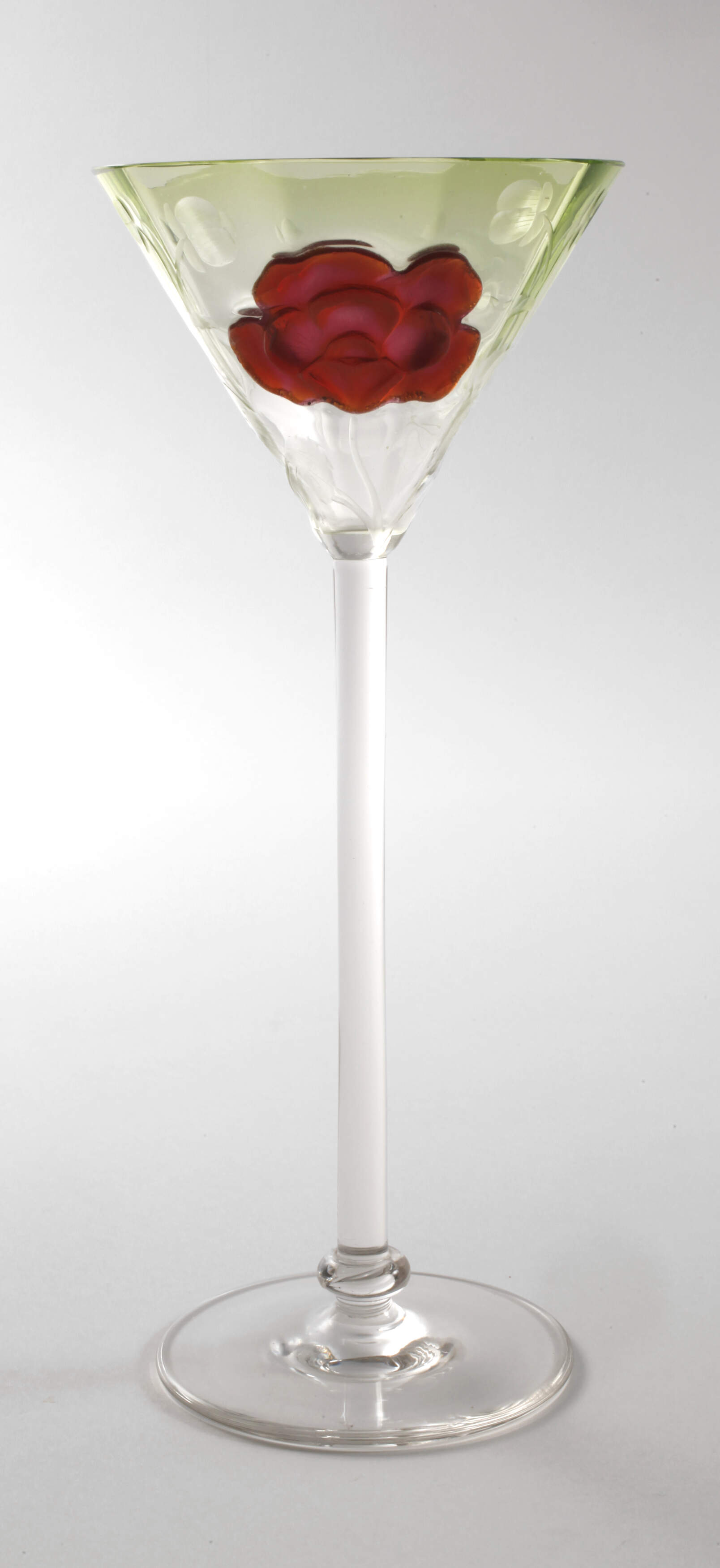 Moser Karlsbad seltenes Pokalglas