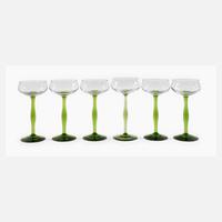 Sechs Stängelgläser111