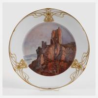 KPM Berlin Ansichtenteller Ruine Drachenfels111