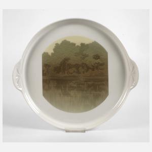 KPM Berlin "Plateau" Landschaftsmalerei